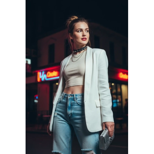 Siyah Choker Z�mba Detayl� Deri Kolye - APFT975