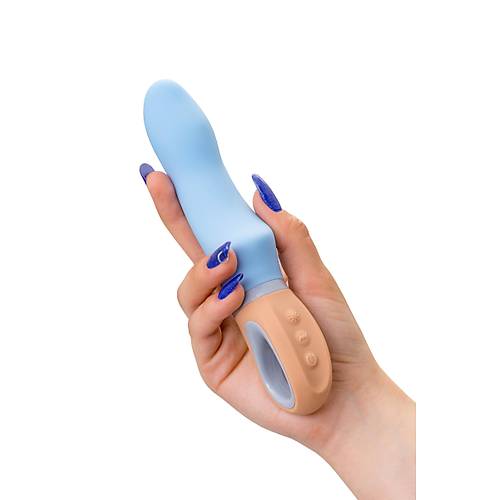 Flovetta Bluebell Silikon Titreimli Vibratr  Mavi, 18,5 cm