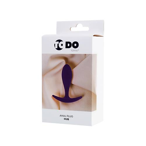 ToDo by RED Hub Anal Plug, silikon, mor, 7,2 cm,  2 cm