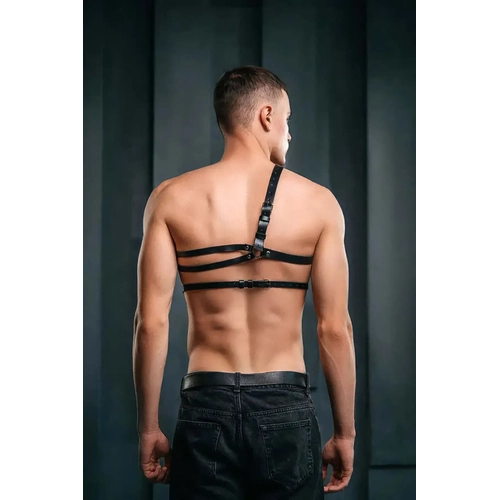 Erkek Tek  Omuzdan Ask�l� Deri Harness - APFTM224