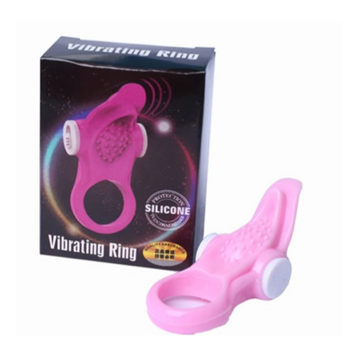 Silicone  Gl Titreimli Penis Halkas Pembe