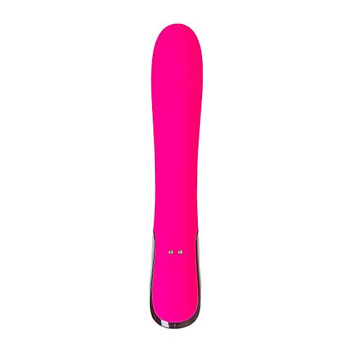 Vibrator eroTeq Mecawn, silicone, pink, 20.5 cm