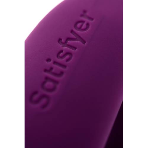 Satisfyer Double Joy Connect App Violet iftler in Vibratr, silikon, mor, 18 cm