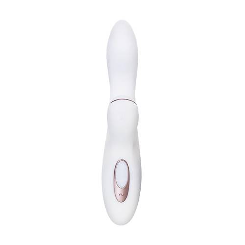 Satisfyer Pro + G-Spot Vakum Dalgal Tavan Vibratr, silikon, beyaz, 22 cm