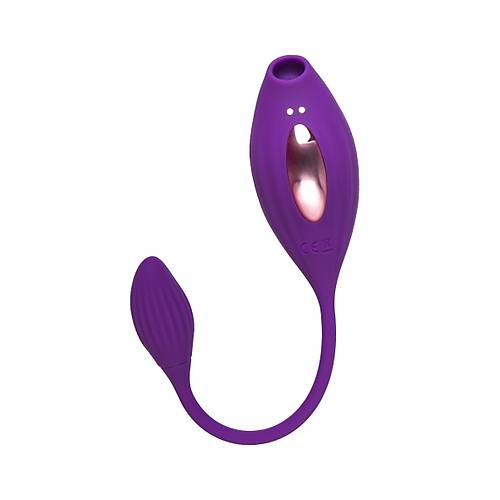 JOS Ginny Vakum Klitoral Vibrator, Silikon, Mor, 31 cm