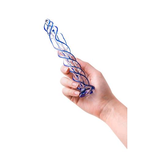 Gereki olmayan Sexus Glass yapay penis, cam, transparan, 18,5 cm