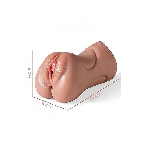 XOXO 3 Girili Realistik Mastrbatr  TPE, Esmer Ten, 550 g