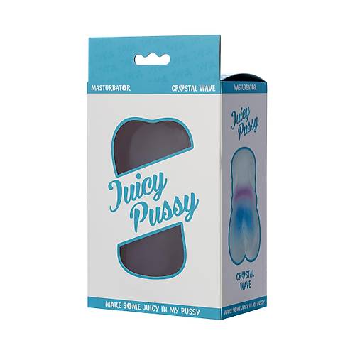 Juicy Pussy by  Masturbator Realistik Crystal Wave, TPE, 13,5 cm