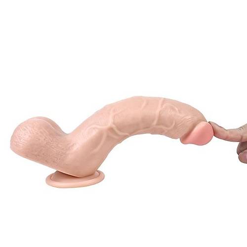 Robins 21 CM Sper Gereki Realistik Penis Vantuzlu Kaln Dildo