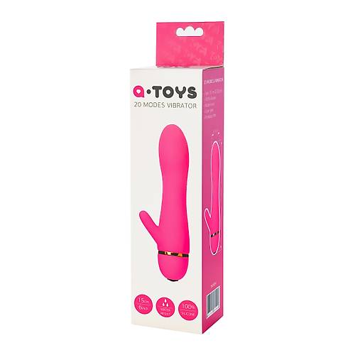 A-Toys by RED Klitoral Uyarc Vibratr, silikon, pembe, 15 cm