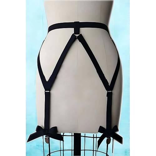 Fiyonklu Seksi Jartiyer Harness - APFT68