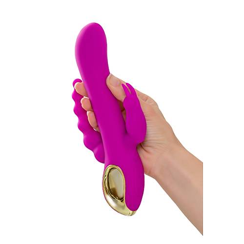 A-Toys by TOYFA Trinny l Etkili Silikon Vibratr  Mor, 21,5 cm