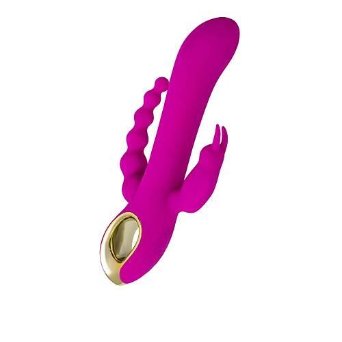 A-Toys by TOYFA Trinny l Etkili Silikon Vibratr  Mor, 21,5 cm