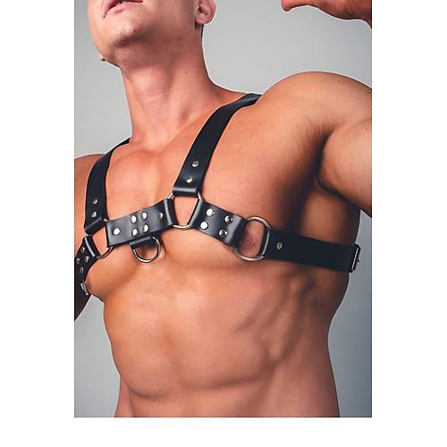 Gs zeri Seksi Deri Erkek Harness - APFTM52