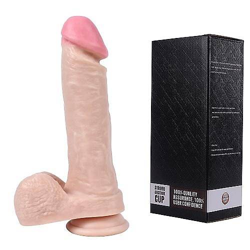 XS Wolf King Kaln Penis Et Dokusu Sper Realistik Dildo 22 cm