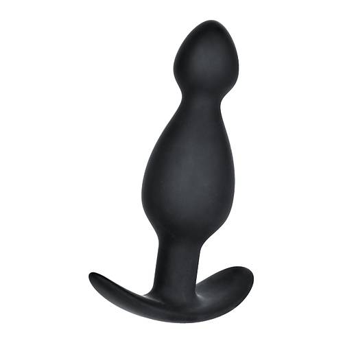 A-Toys by RED  Anal Plug, boyut M, silikon, siyah, 11,5 cm