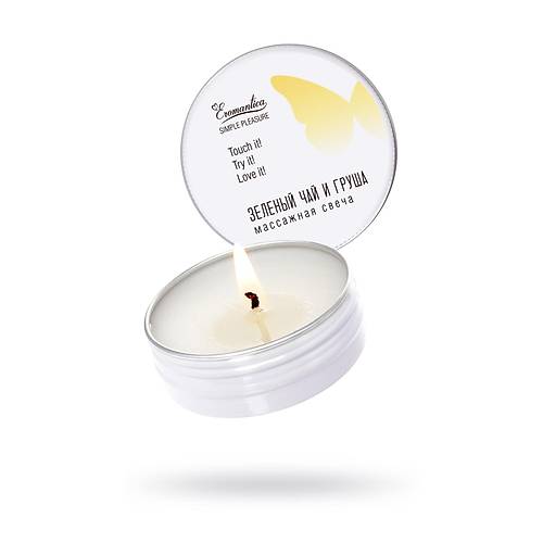 Eromantica Masaj Mumu "Yeil ay ve Armut", 30 ml