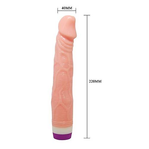 Pleasure Vibe 22cm Titreimli Realistik Vibratr Penis Dildo