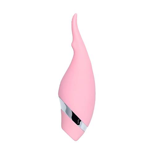 Flovetta by RED DAHLA ok Fonksiyonlu Vakum Vibratr, Silikon, Pembe, 14 cm