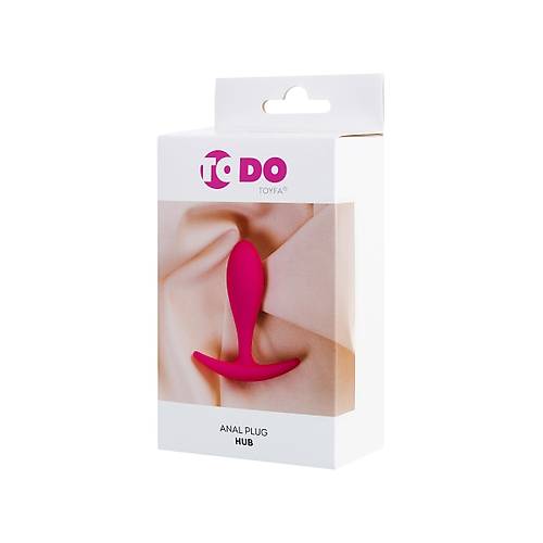 ToDo by RED Hub Anal Plug, silikon, pembe, 7,2 cm,  2 cm