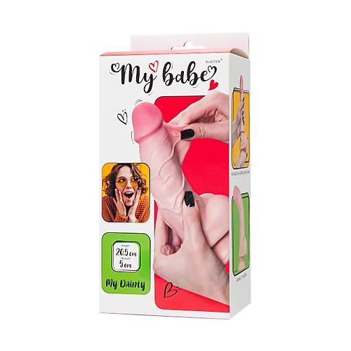 My Babe My Dainty Gereki Yapay Penis, TPE, plak, 20,5 cm