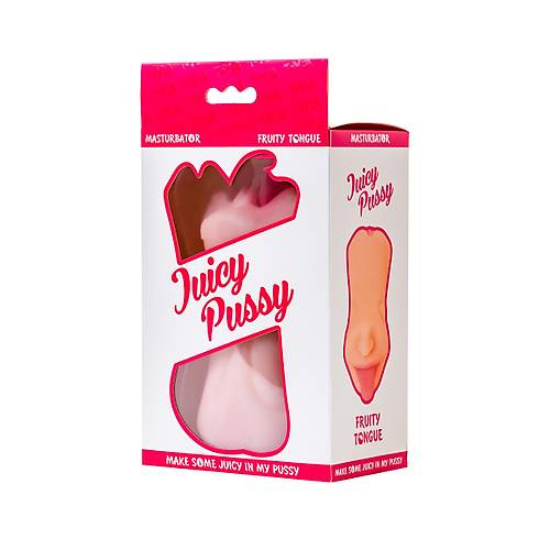 Juicy Pussy by RED Masturbator Realistik, Fruity Tongue, Az ve Vajina, TPE, Ten,19 cm