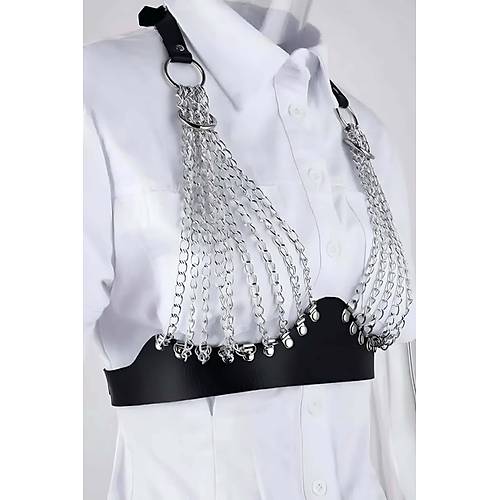 Zincirli G���s Seksi Harness - APFT964