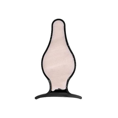 Erotist Spade Anal Plug, XS, Silekspan, siyah, 6,5 cm