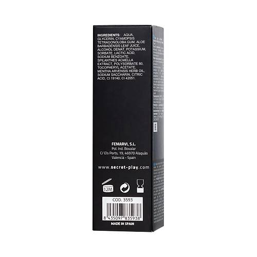 SECRET PLAY Unisex Masaj Jeli  Titreim Efektli, 15 ml