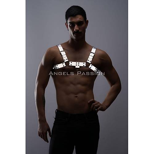 Karanlkta Parlayan - Reflektrl Erkek Gs Harness, Erkek Partywear - APFTM149