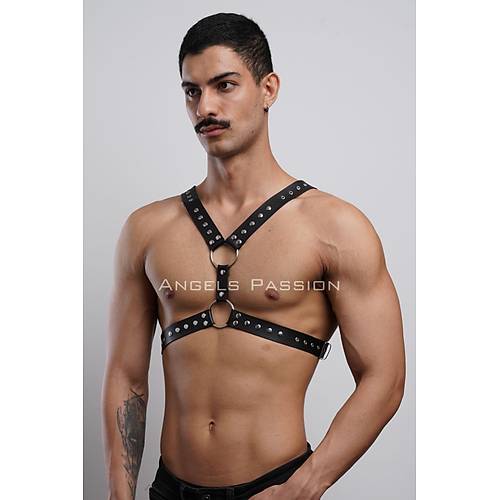 Perin Detayl Erkek Gs Harness, Erkek Parti Giyim - APFTM179