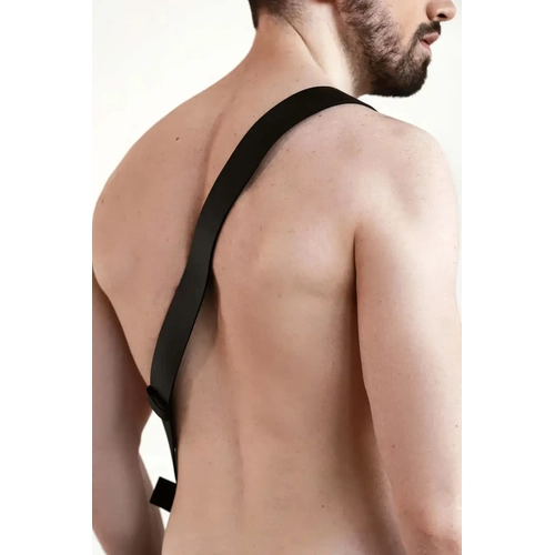 Erkek Omuzdan Ask�l� Deri Harness - APFTM216