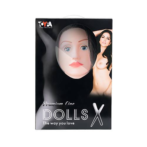 Dolls-X by  Kaylee Gerçekçi Kafalı  Şişme Bebek, esmer, siber vajina  anüs