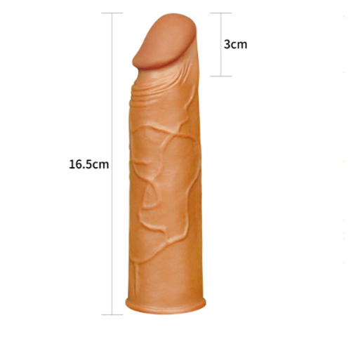 X-Tender 3 CM Dolgulu Realistik Penis Klf Uzatmal Prezervatif