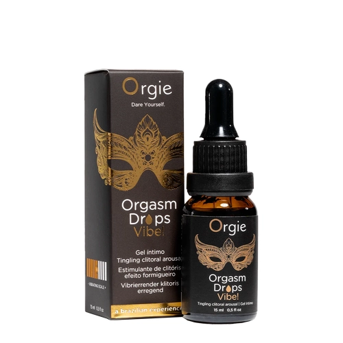 ORGIE Orgasm Drops Vibe Kadn Orgazm Artrc ve Kayganlatrc Jeli, 15 ml