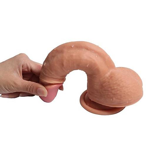 Castiel&#39;s 20cm Full Realistik Gereki Penis Kaln Vibratr Dildo