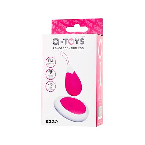 A-Toys by RED Eggo Uzaktan Kumandal  Vibratr, silikon, Pembe, 6 cm