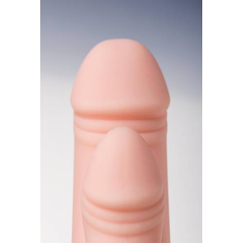 Gereki TOYFA A-Toys Twint yapay penis, silikon, plak, 19,5 cm