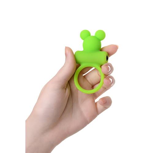 A-Toys by TOYFA Chio Titreşimli Penis Halkası , silikon, yeşil, 8,1 cm, Ø 3,1 cm