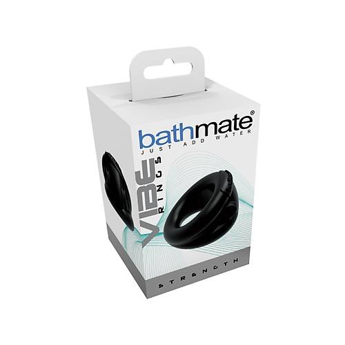 Bathmate Penis zerindeki titreim halkas Strength, elastomex, siyah, 5 cm