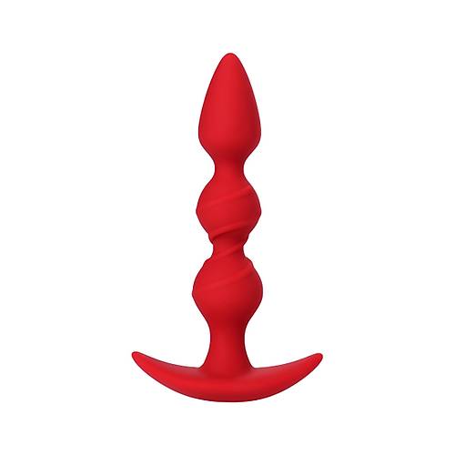 ToDo by RED Trio anal klf, silikon, krmz, 16 cm,  3,3 cm