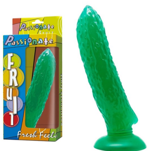 Passionate Fruit 17 CM Gl Vantuzlu Jel Penis Anal Dildo