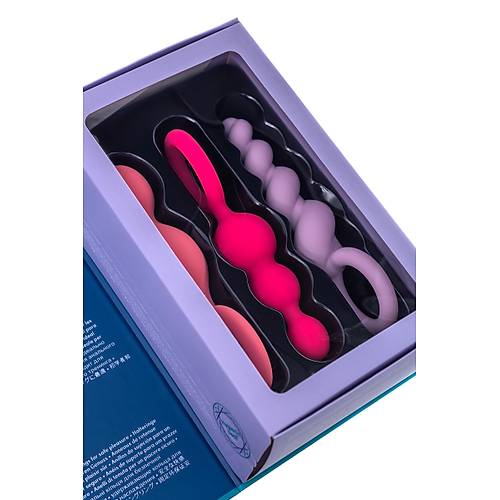 Satisfyer Booty Call (set of 3) Anal Plug Seti, silikon, eitli, 13,5 cm