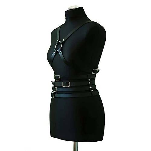 Deri Belden D�rt S�ral� G���s Harness - APFT911