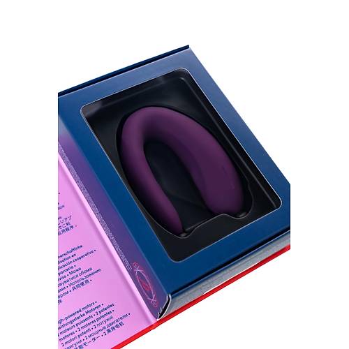 Satisfyer Double Joy Connect App Violet iftler in Vibratr, silikon, mor, 18 cm