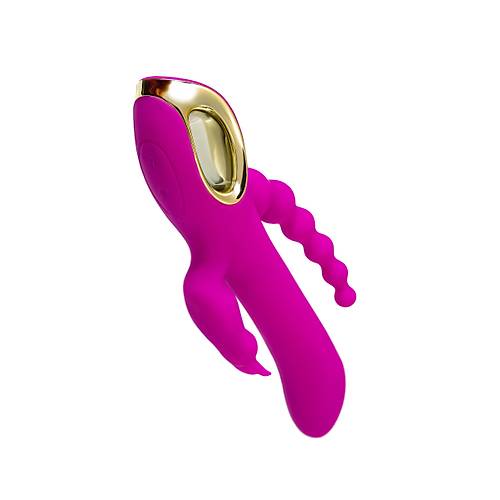 A-Toys by TOYFA Trinny l Etkili Silikon Vibratr  Mor, 21,5 cm