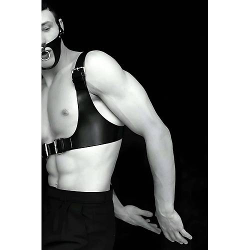 Seksi Deri Gs Ve Maske Harness - APFTM112