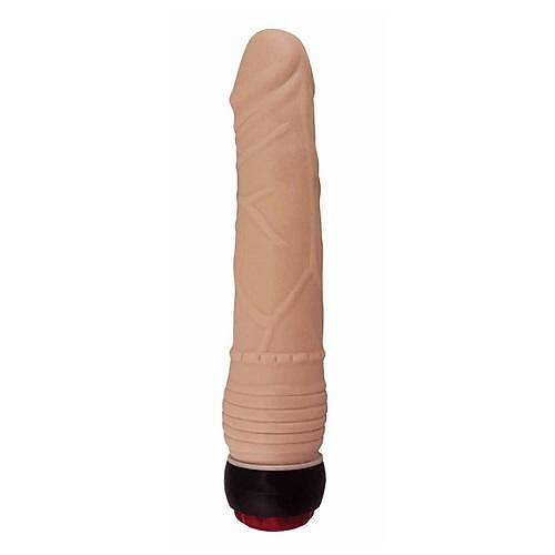 Massive Dong 21 CM Titreimli Vibratr Kaln Realistik Dildo