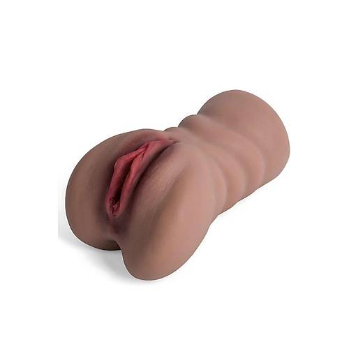 XOXO 2 Girili Realistik Mastrbatr 700 g  TPE, Esmer Ten (Brown), 17,5 cm,