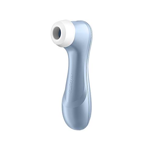 Satisfyer PRO 2 (blue) Vakum Dalgal Klitoris Uyarc Vibratr, silikon, mavi, 15 cm